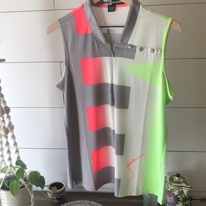 Jamie Sadock Women's Artsy Print Sleeveless Golf top